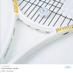 ISO sporty rich tennis antivibrator